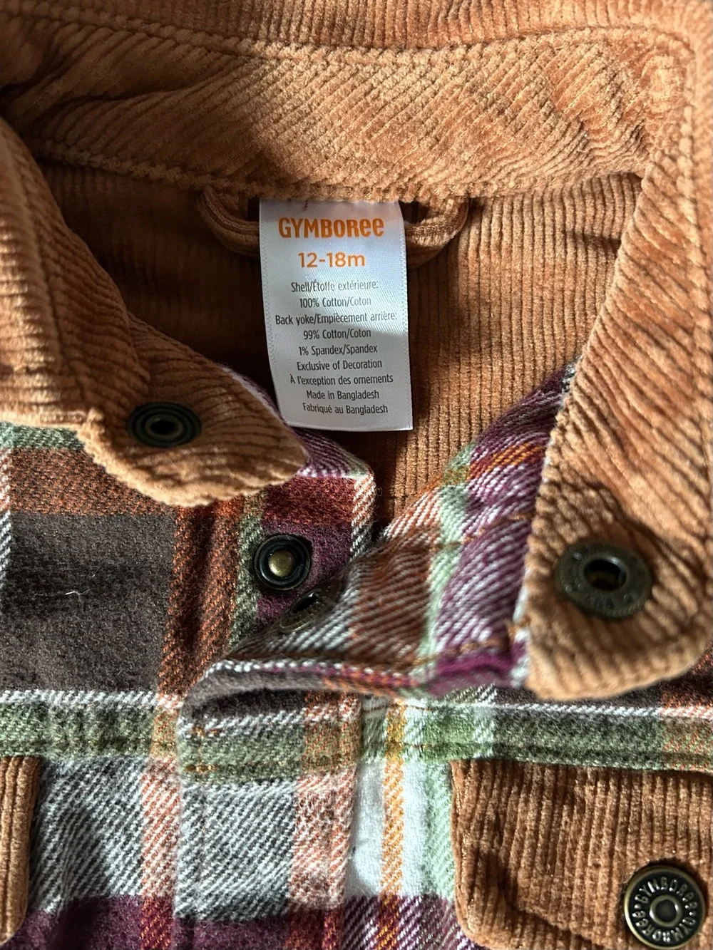 Lot of baby boy clothes 18 mo.Gymboree, burt’s bees, carter’s.plaid shacket,PJs